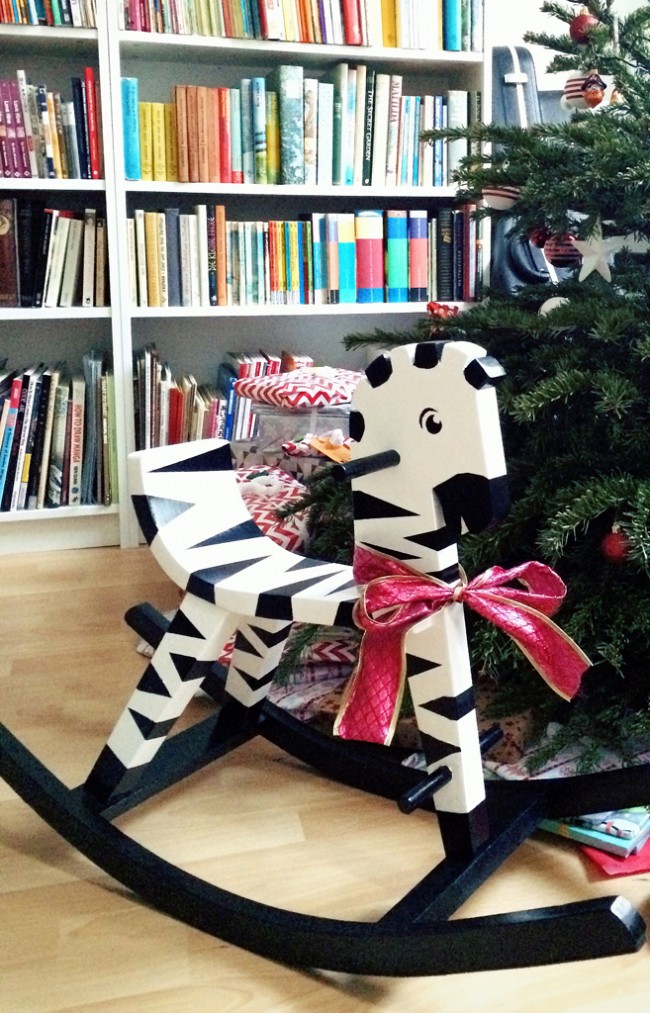 rocking horse zebra makeover 10