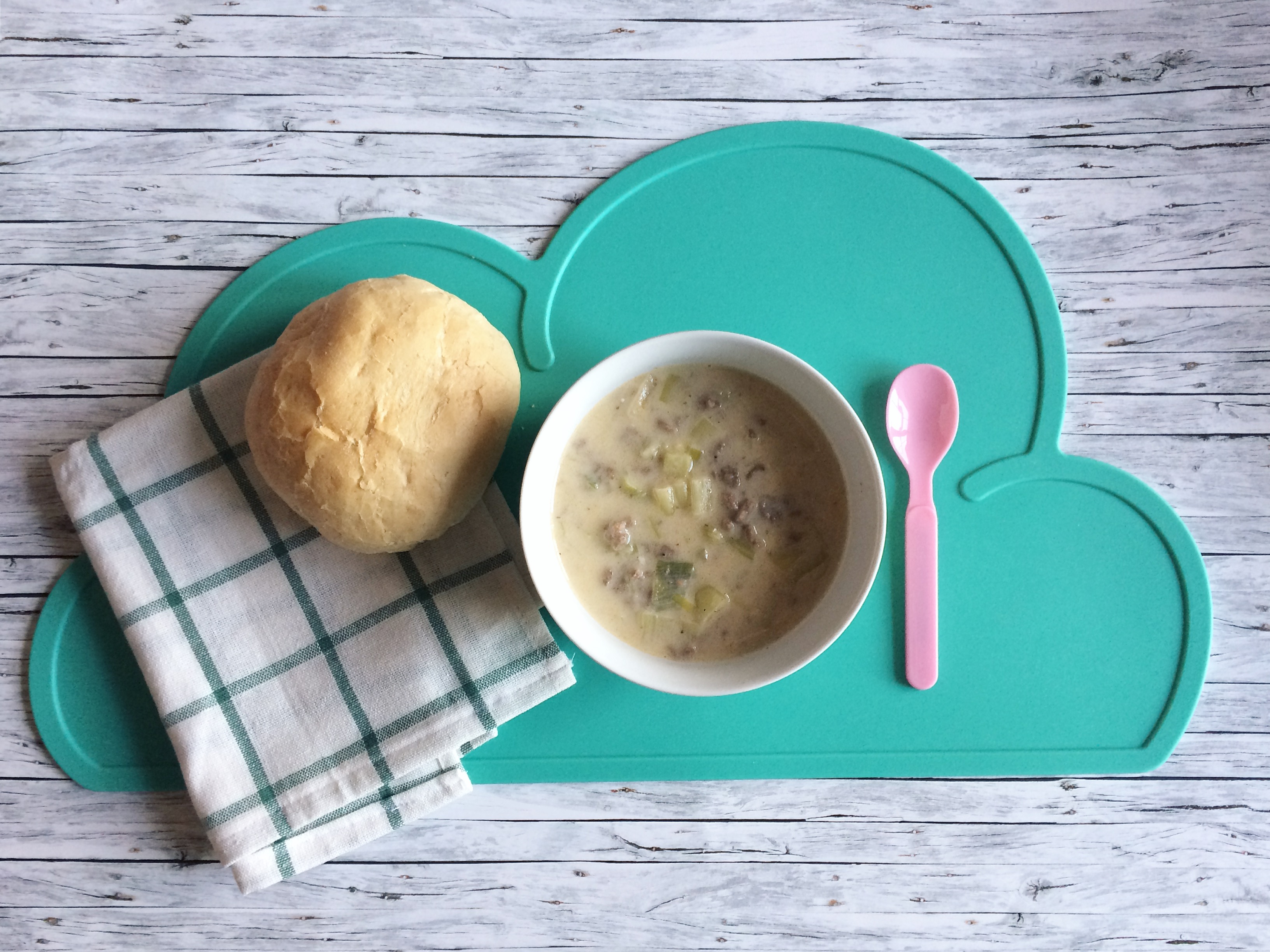 leek cheese soup