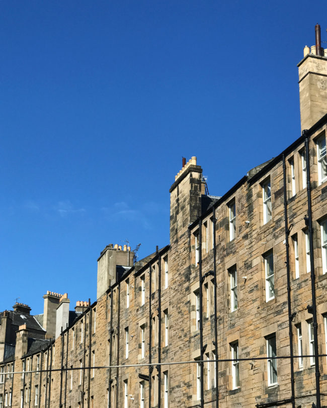 Blue Skies Over Edinburgh