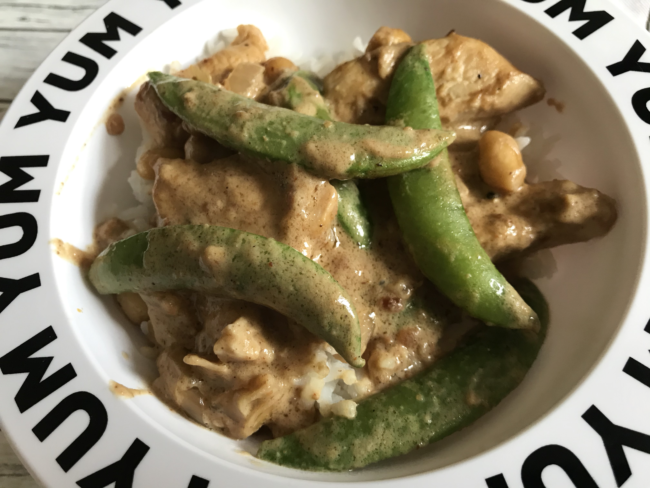 Easy Chicken Peanut Curry