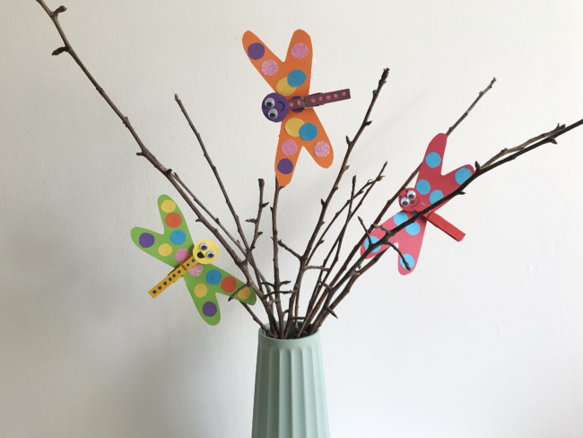 Clothes Peg Dragonfly Craft