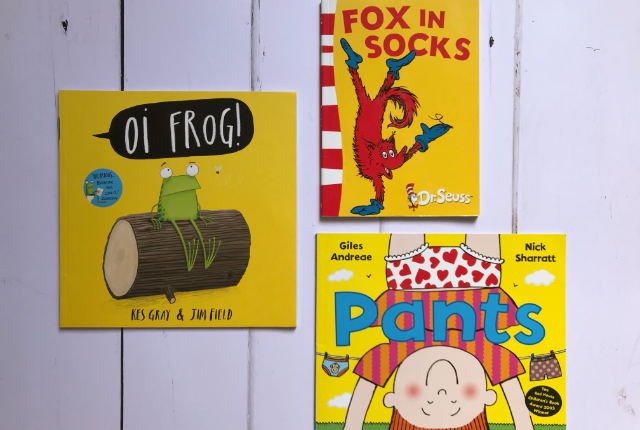 Kids Books Bingo - favourite rhyming books