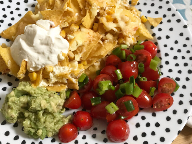 Easy Sweetcorn Nachos