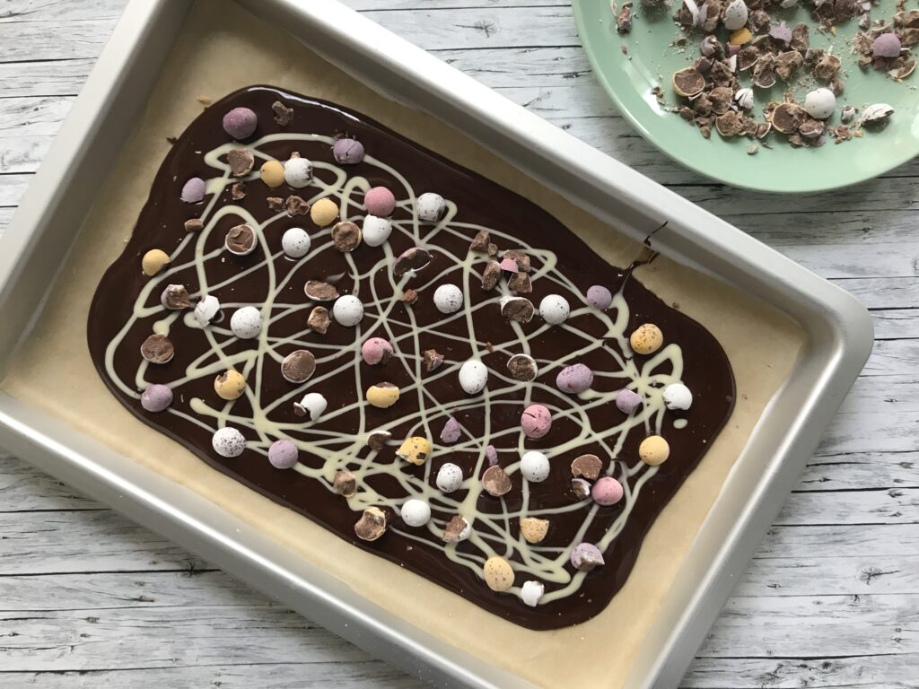 Easter Bark with Mini Eggs