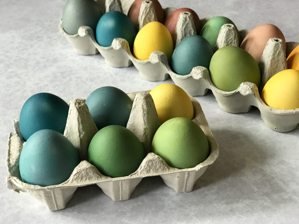 Natural Easter Egg Dyes