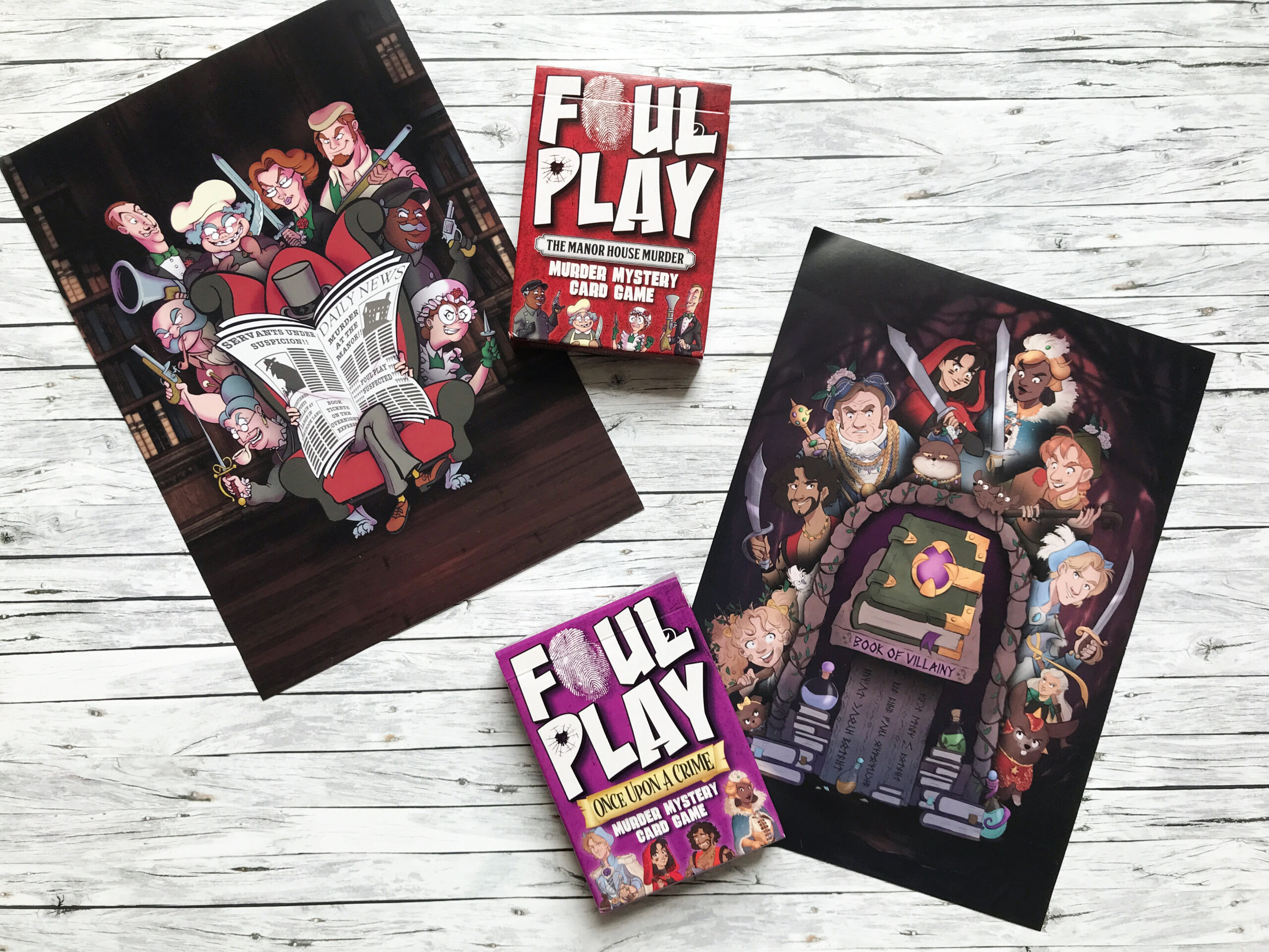 Foul Play Murder Mystery Card Game