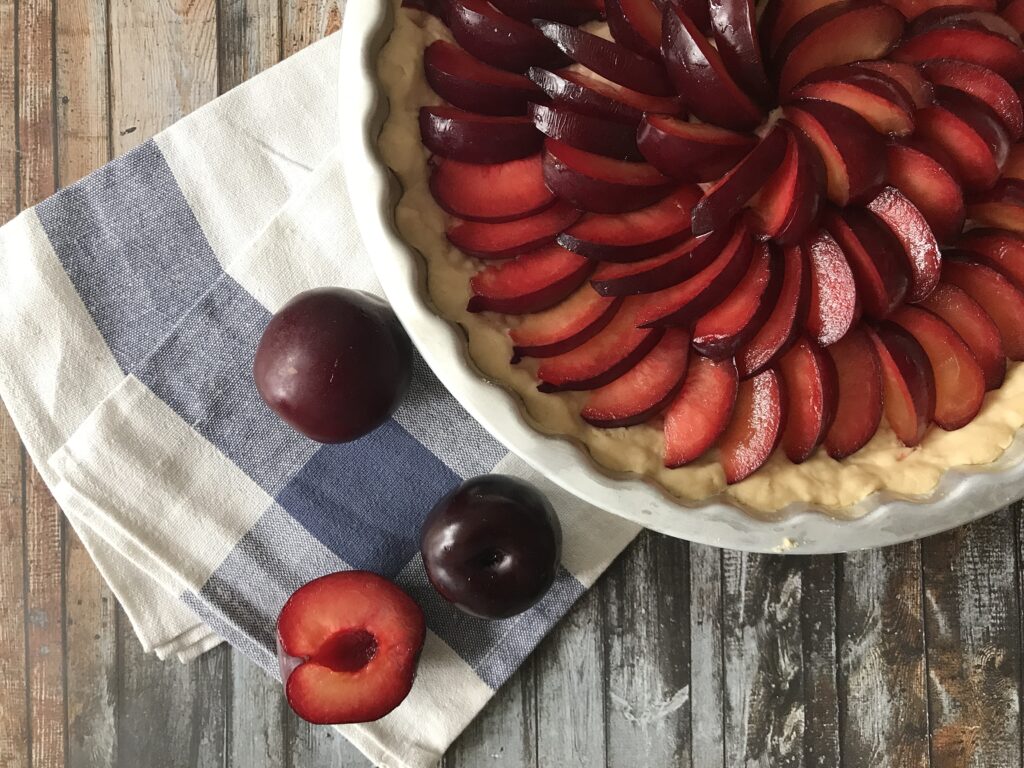 Pflaumenkuchen German Plum Crumble Cake