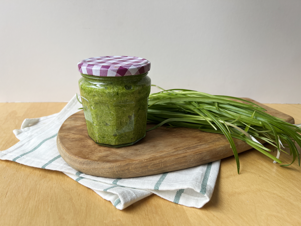 home made wild garlic pesto