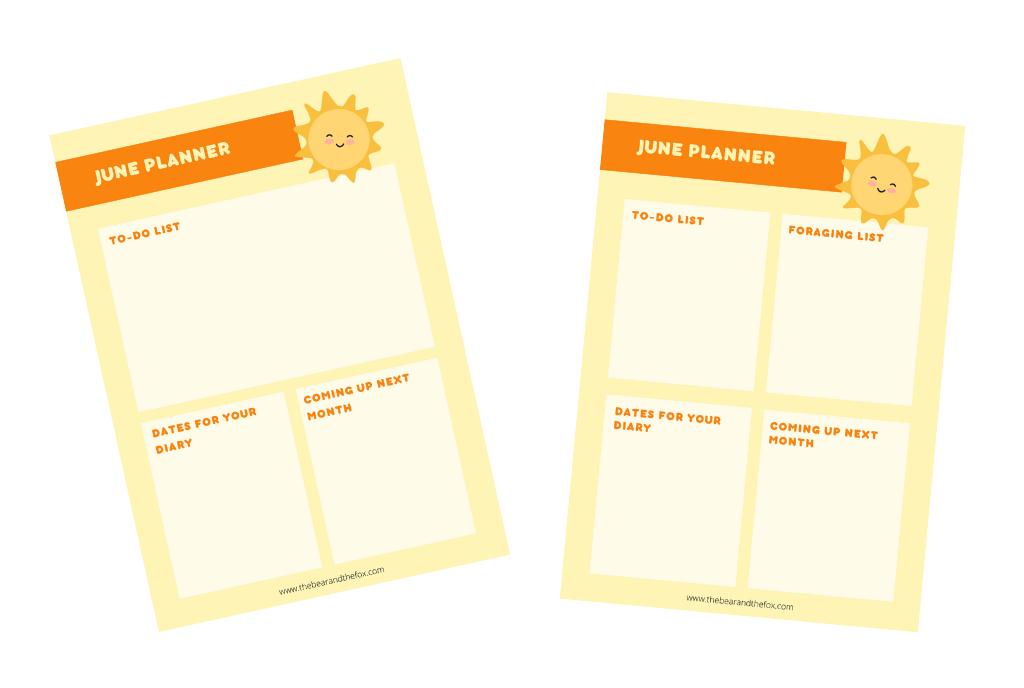 June Planner Free Printable