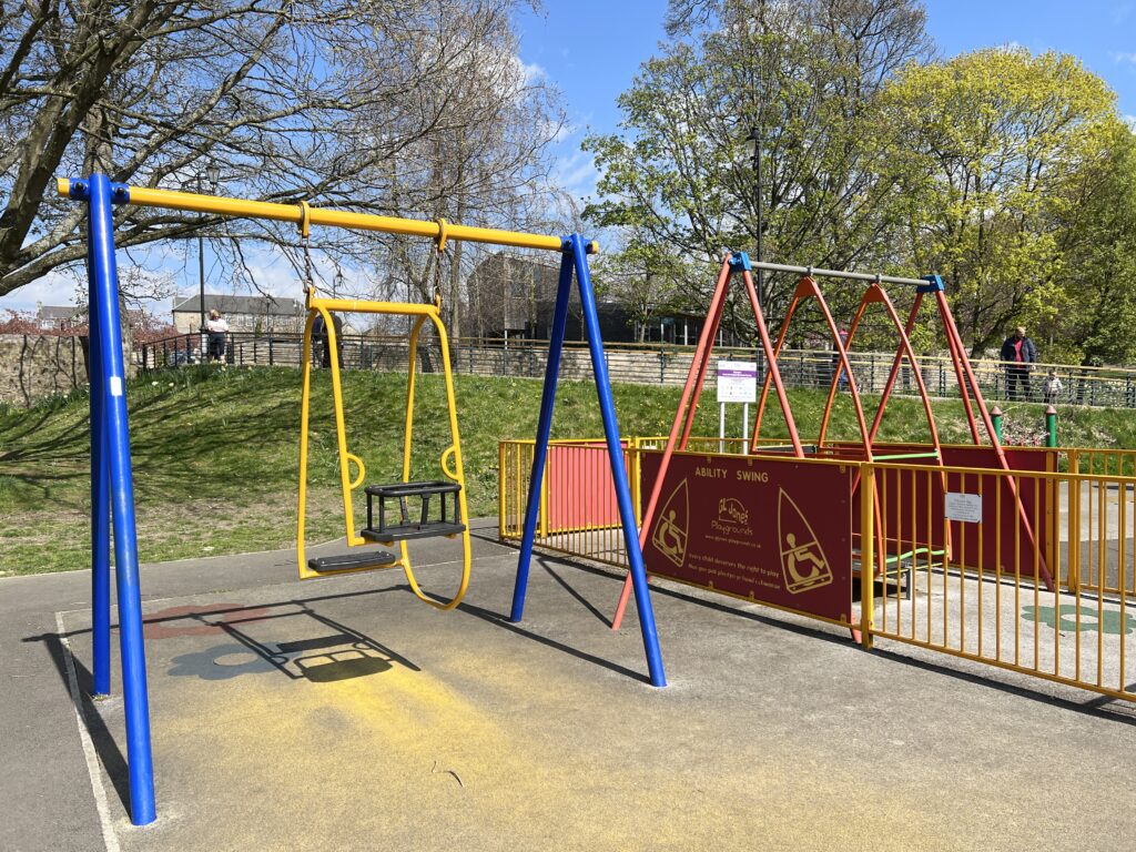 Pittencrieff Park Play Area Swings