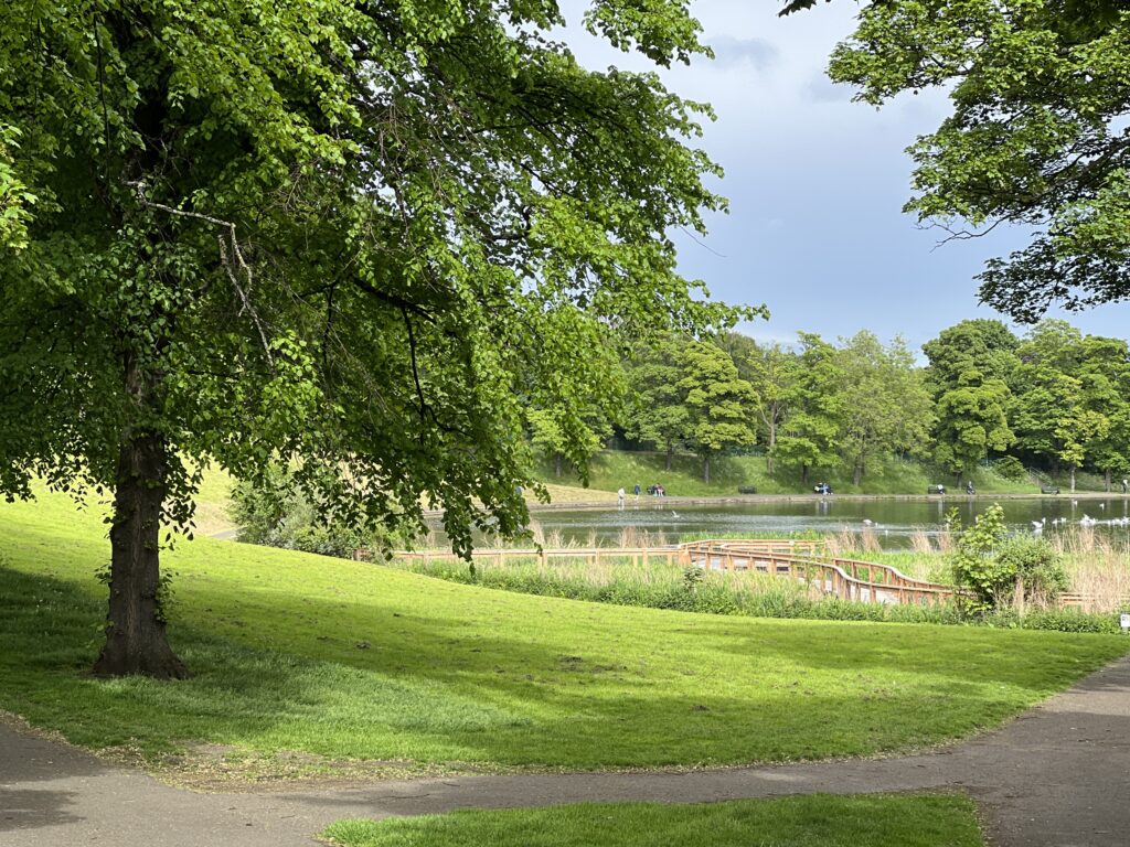 Inverleith Park boating pond