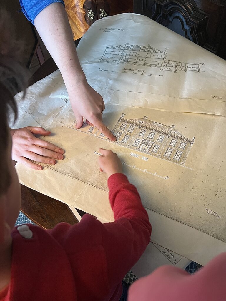 Lauriston Castle blue prints