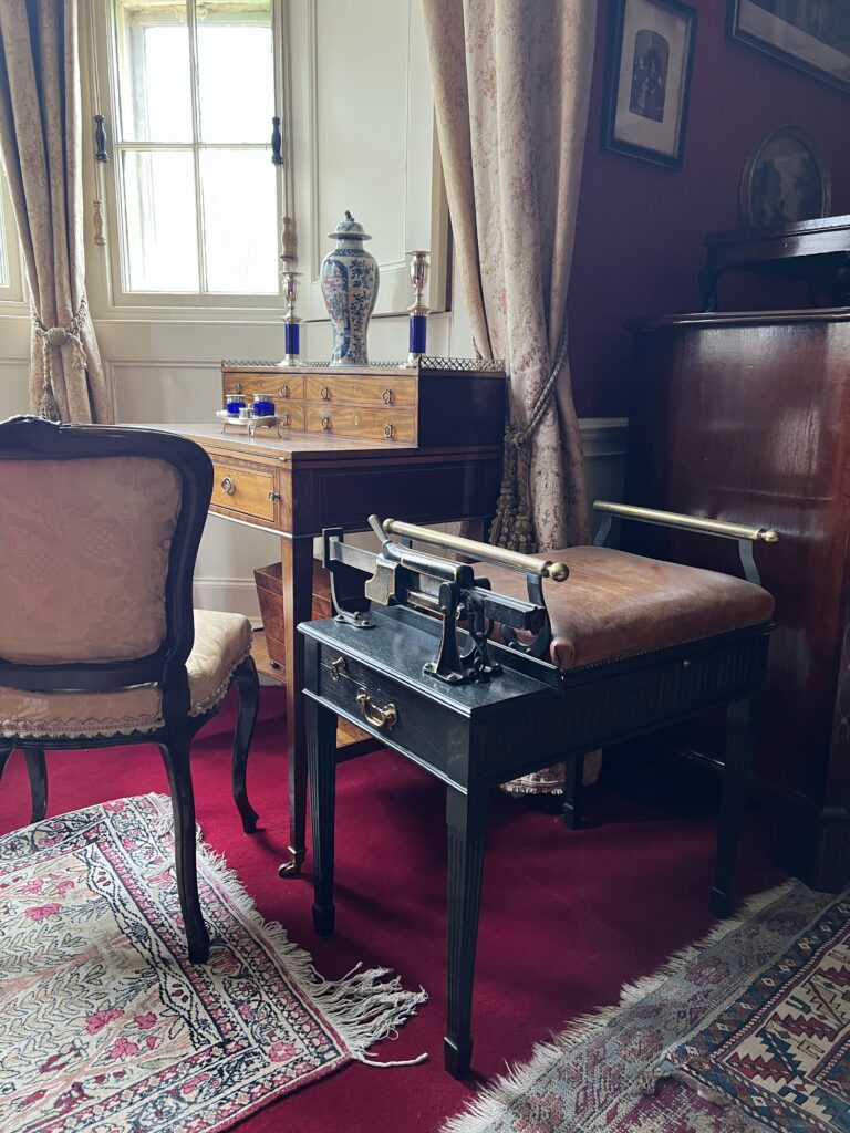 Lauriston Castle Edinburgh weighing chair