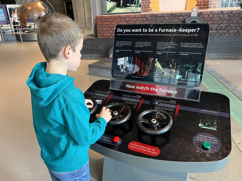 Summerlee Museum furnace keeper game