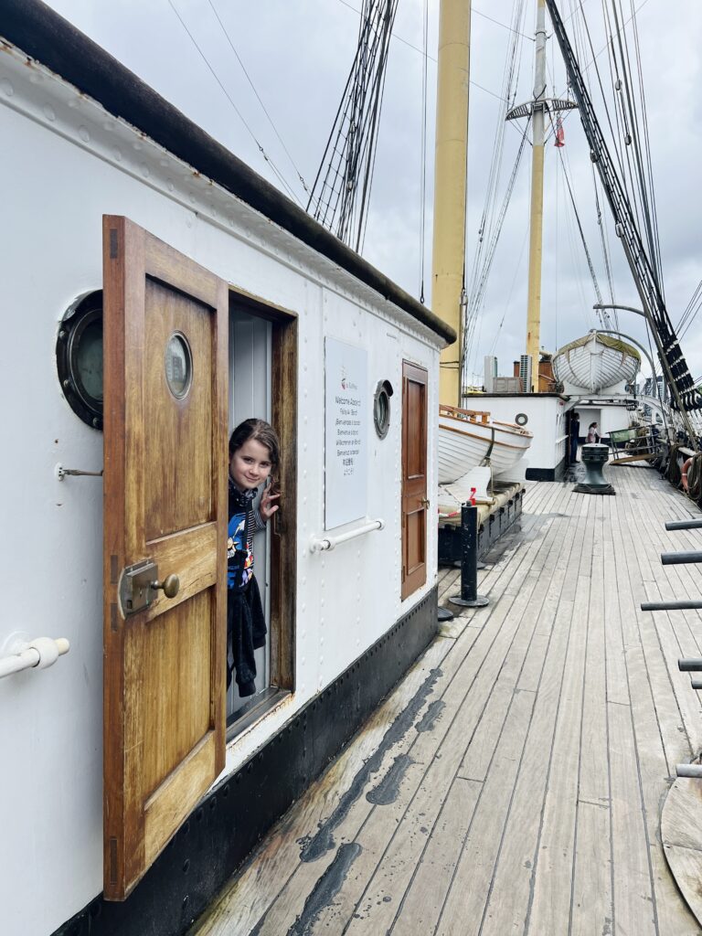 Tall Ship Glenlee weather deck