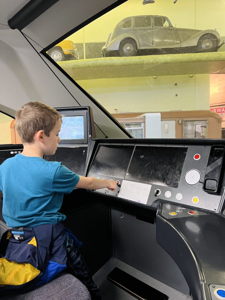 Riverside Museum Glasgow Train Cockpit