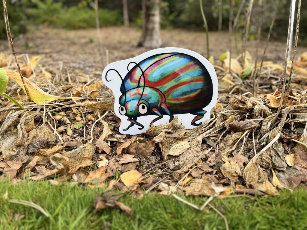 Edinburgh Botanics Halloween Trail beetle