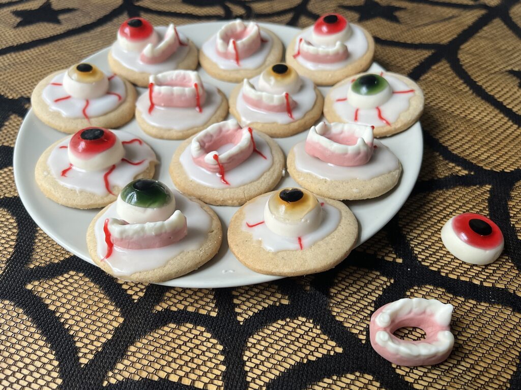 Halloween Pumpkin Body Parts Cookies