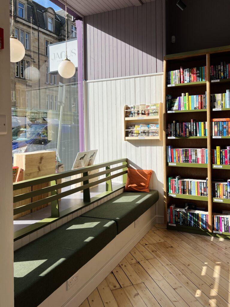 The Edinburgh Bookshop Seating