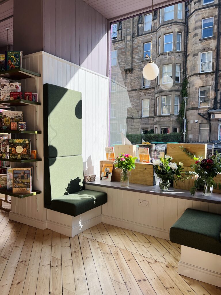 The Edinburgh Bookshop Reading Nook