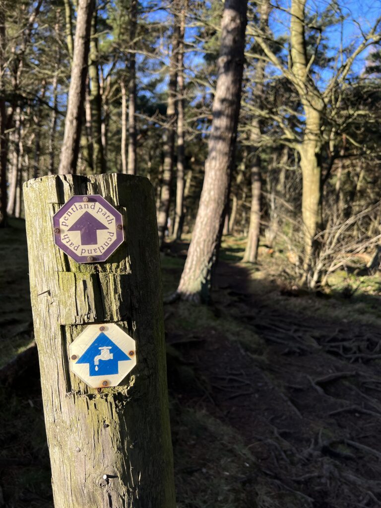 Torduff Water Walk way marker