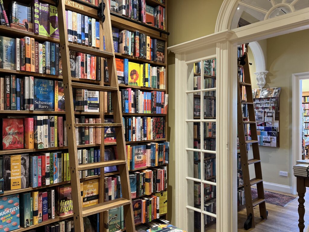 Topping and Company Books Edinburgh ladders