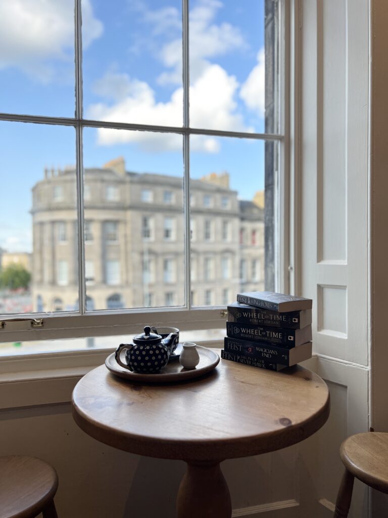 Topping and Company Books Edinburgh teapot