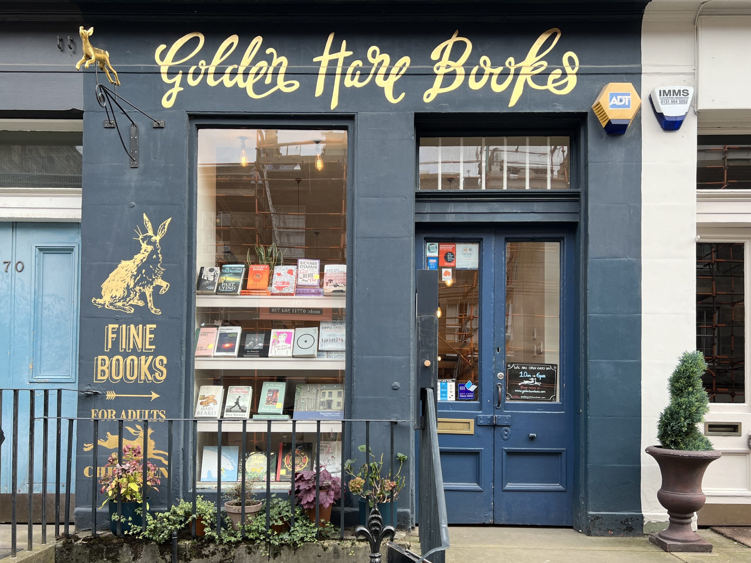 Golden Hare Books Shop Front