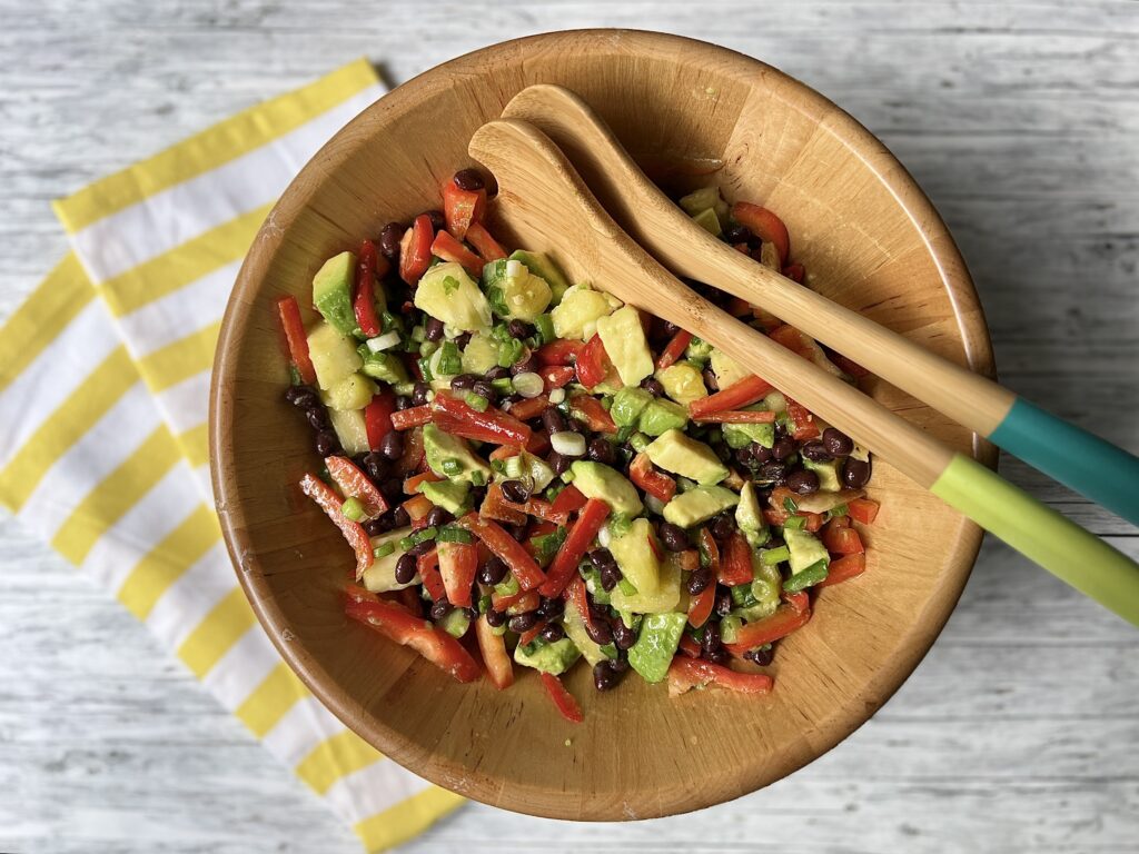 Black Bean Avocado Pineapple Salad 02