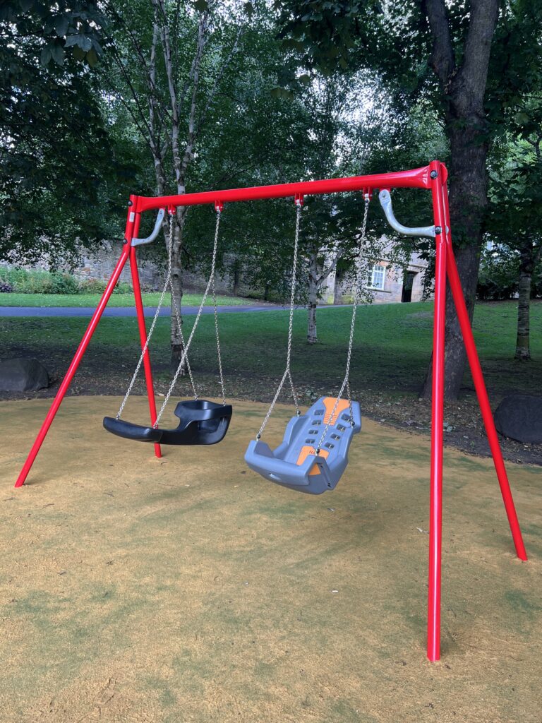 Princes Street Gardens Playground Edinburgh swings