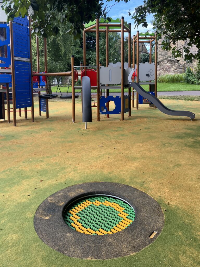 Princes Street Gardens Playground Edinburgh trampoline