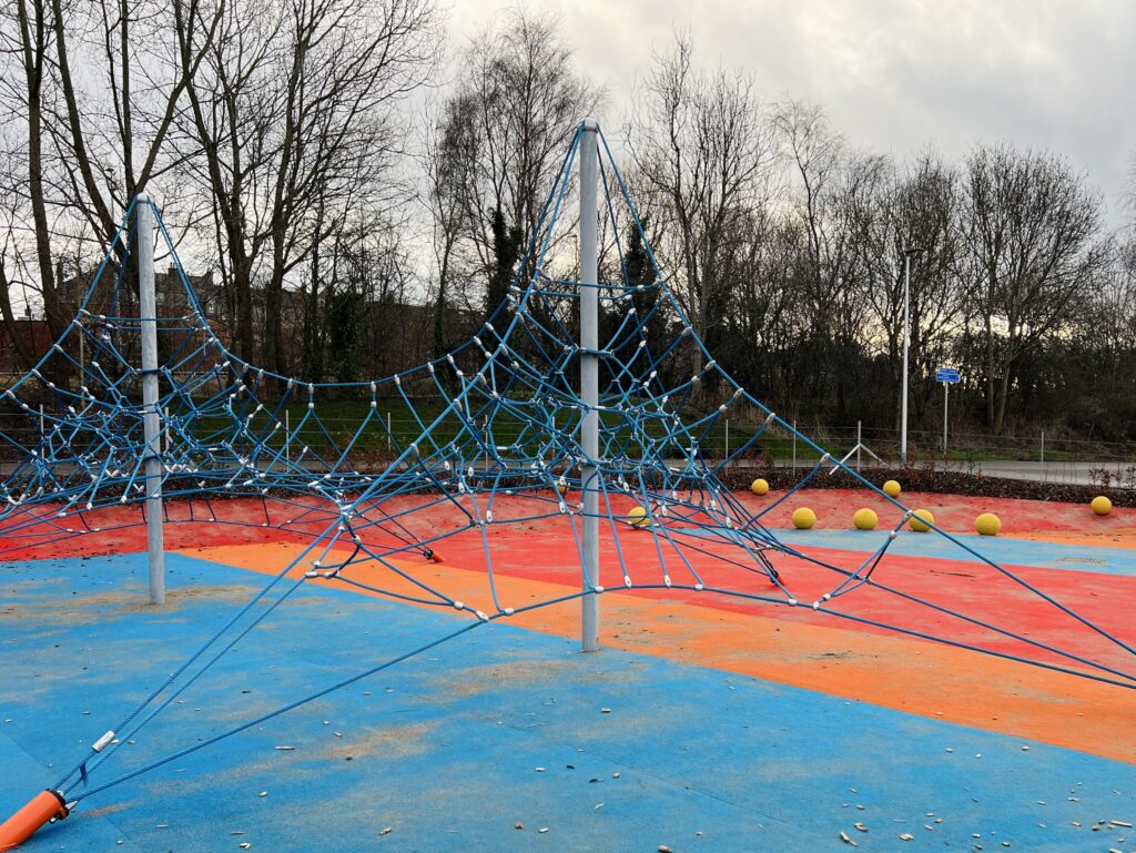 Dalry Playground Rope Climbing Structure